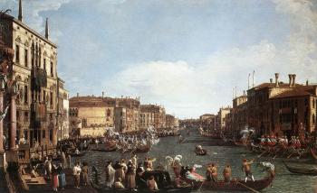 Canaletto : Regatta on the Grand Canal